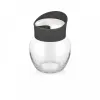 Szklana solniczka pieprzniczka przyprawnik 210ml  luna m284