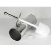 Wisząca szczotka toaletowa do wc tuba  stal połysk (m01)