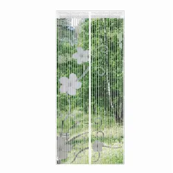 Moskitiera na drzwi 100x220 cm z magnesami (f) kwiaty
