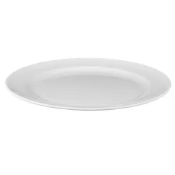 Gastro talerz obiadowy biały plastikowy 24cm gruby