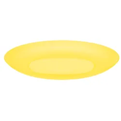 Talerz plastikowy płytki obiadowy płaski 22cm żółty Talerz plastikowy płytki obiadowy płaski 22cm żółty