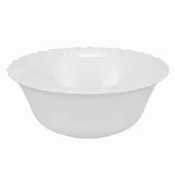 Salaterka miseczka  na sałatki przekąski zupę 18 cm białe szkło