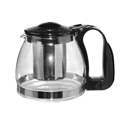 Szklany dzbanek dzbanuszek z zaparzaczem do kawy herbaty  1250 ml