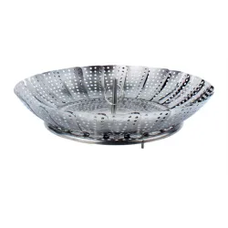 Metalowe sitko do gotowania na parze 14-23 cm uniwersalne składane