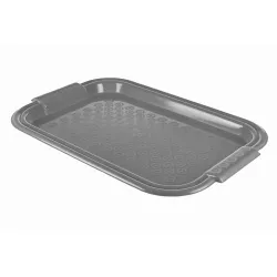 Taca barowa plastikowa prostokątna  45x30 szara chd