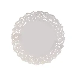 Papierowe serwetki pod ciasto tort ażurowe 26,5 cm 100szt  ozdobne dekoracyjne