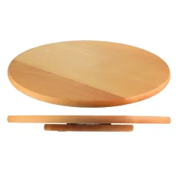 Drewniana obrotowa deska 35cm do pizzy serów polska
