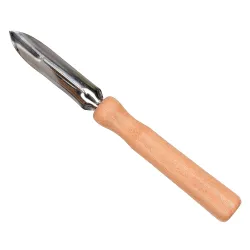 Polska drewniana obieraczka obierak do warzyw owoców lux 17cm