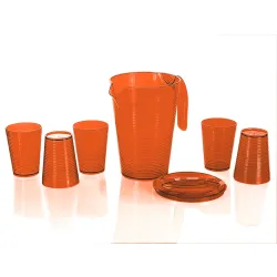 Zestaw dzbanek fresh 1,8 l + 5 kubki plastikowy
