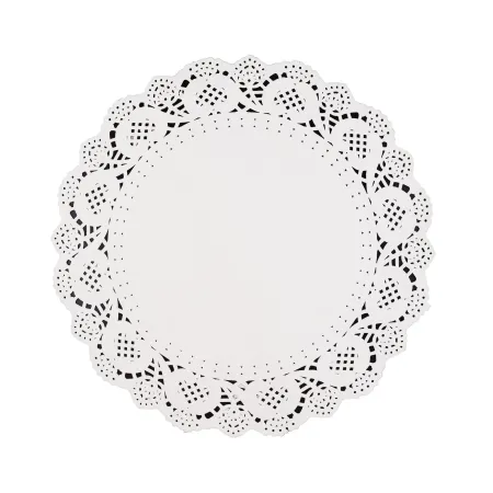 Papierowe serwetki pod ciasto tort ażurowe 29cm 12szt