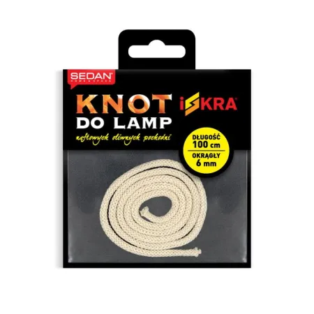 Se knot do lamp naftowych oliwnych pochodni 6mm 1m 100cm