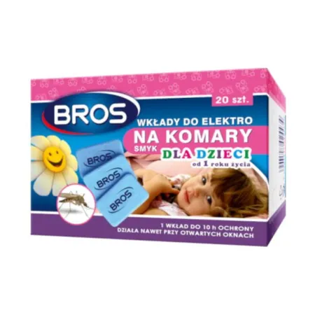 Bros wkłady do elektro na komary 20 sztuk smyk