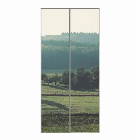 Moskitiera na drzwi 100x220 cm podwójne magnesy szara