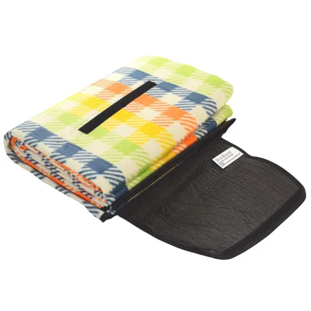 Koc dwustronny piknikowy plażowy na piknik 175x135 cm  kolor