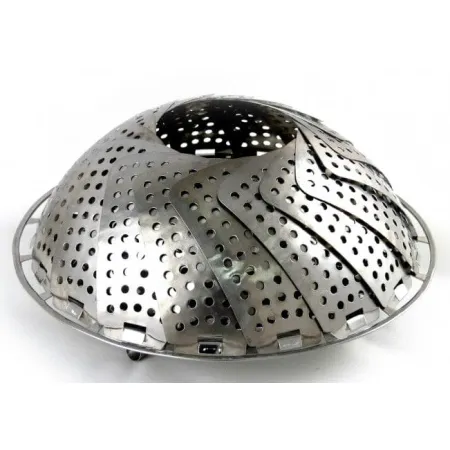 Metalowe sitko do gotowania na parze 14-23 cm uniwersalne składane