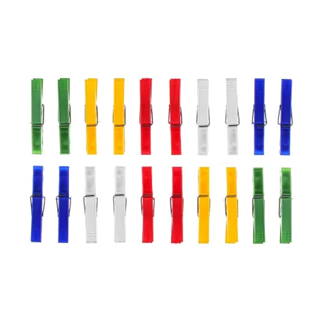 Polskie plastikowe klamerki do bielizny 20 szt 72mm