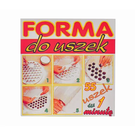 Wykrawacz forma do 55 uszek pielmieni pierogów pierożnica polska