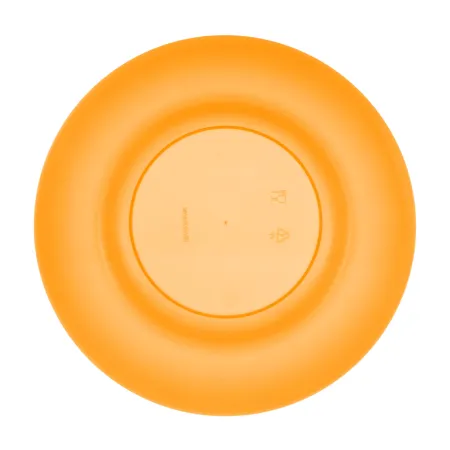 Talerze dla dzieci serwis plastikowy  5el. salaterka kubek pomarańczowy