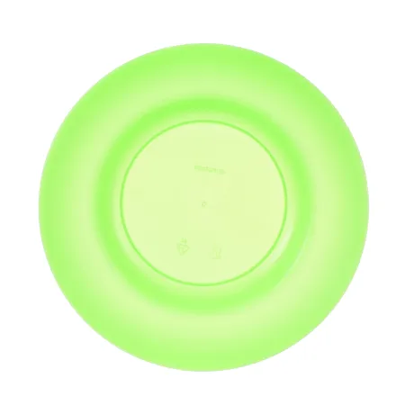 Talerz plastikowy głęboki do zupy 22,5 cm zielony