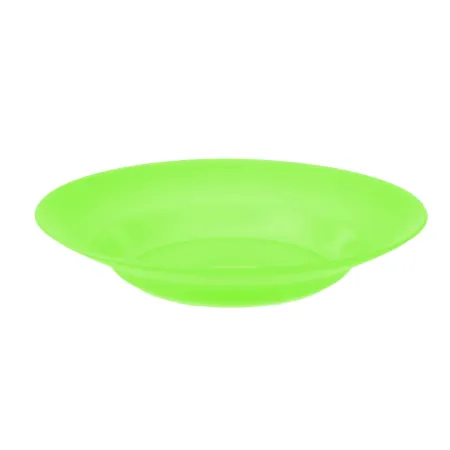 Talerz plastikowy głęboki do zupy 22,5 cm zielony
