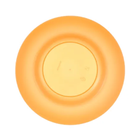 Talerz plastikowy głęboki do zupy 22,5 cm pomarańczowy