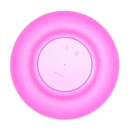 Talerz plastikowy głęboki do zupy 22,5 cm czerwony