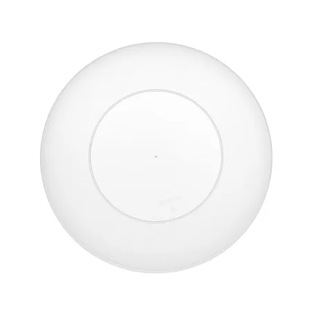 Talerz plastikowy płytki deserowy płaski dla dzieci 18cm biały transp