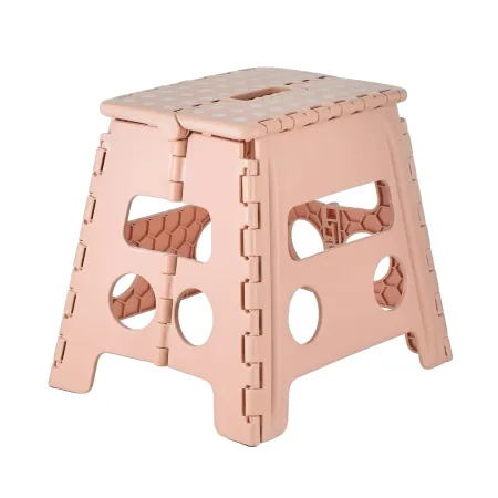 Taboret składany krzesełko wielofunkcyjny 29x22x32 cm beżowy