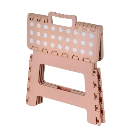Taboret składany krzesełko wielofunkcyjny 29x22x22 cm beżowy