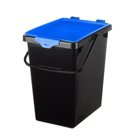 kosze do segregacji, wiadra do segregacji z naklejkami, 4 x 10L,