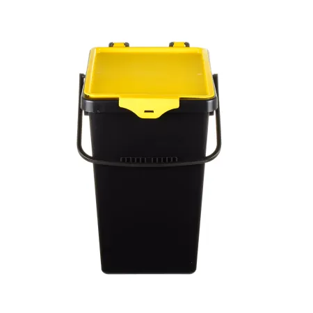 kosze do segregacji, wiadra do segregacji z naklejkami, 4 x 10L,