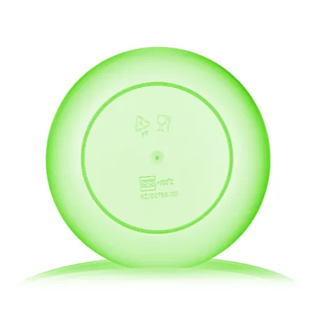 Zestaw 3 miski salaterki z pokrywką plastikowe 16,5/14/12 cm zielone sg