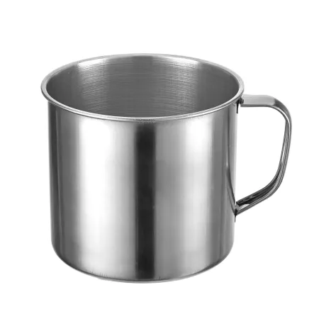 Stalowy nierdzewny kubek z uchem 10 cm 700ml (g98)