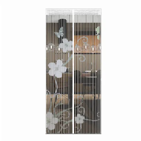 Moskitiera na drzwi 100x220 cm z magnesami kwiaty cw