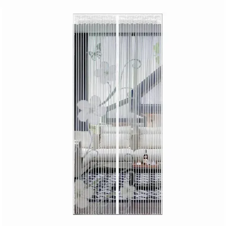 Moskitiera na drzwi 100x220 cm z magnesami kwiaty cw