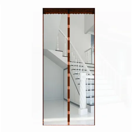 Moskitiera na drzwi 100x220 cm z magnesami brązowa cw