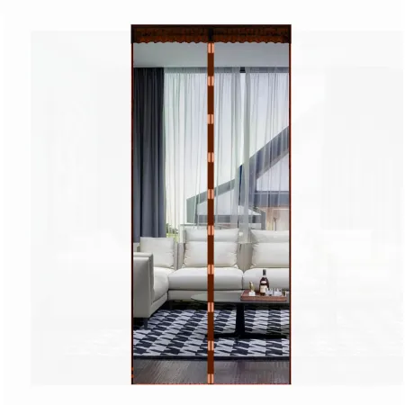 Moskitiera na drzwi 100x220 cm z magnesami brązowa cw