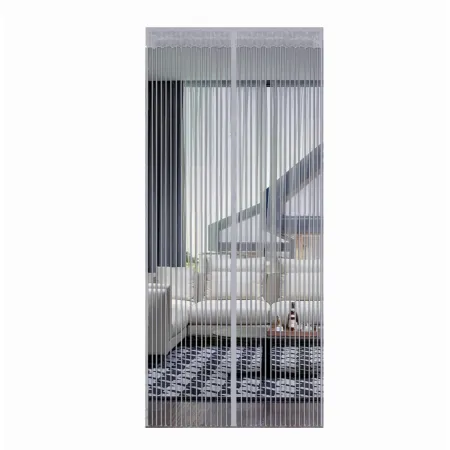 Moskitiera na drzwi 100x220 cm z magnesami szara cw
