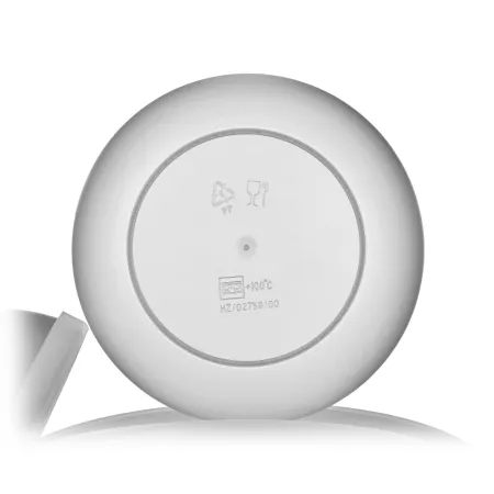 Zestaw 3 miski salaterki z pokrywką plastikowe 16,5/14/12 cm białe sg