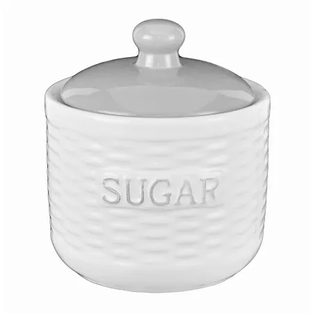Ceramiczne pojemniki hermetyczne 600ml 3szt biało-szare