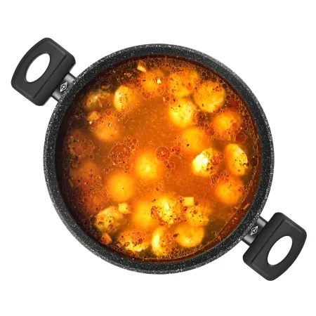 Garnek z pokrywką rotto 26cm indukcja gaz powłoka non-stick ilag