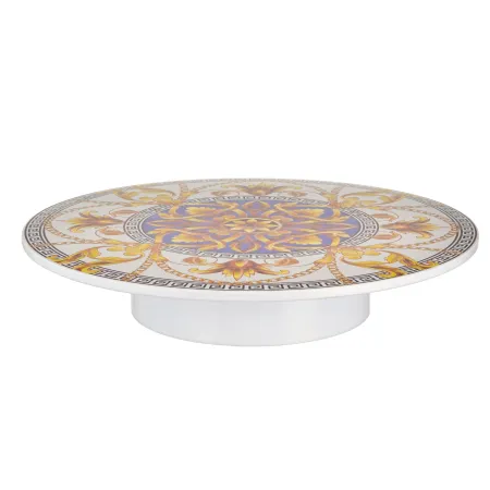 Patera na ciasto tort owoce talerz wysoki 28cm rokoko sg