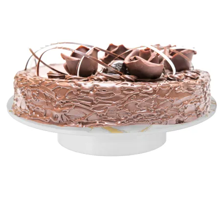 Patera na ciasto tort owoce talerz wysoki 28cm marmurek  sg
