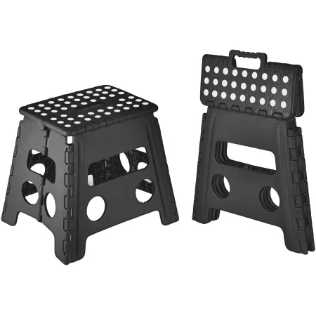 Taboret składany krzesełko wielofunkcyjny 29x22x32 cm czarny