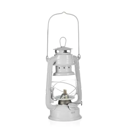 Zestaw lampa naftowa 24cm, olej 980ml+ knot biała