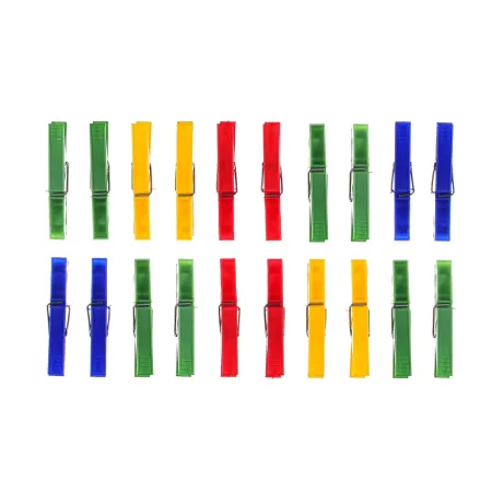 Polskie plastikowe klamerki do bielizny 20 szt 72mm