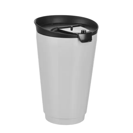 Samochodowy kubek  z przykrywką wielorazowy turystyczny 500ml szary
