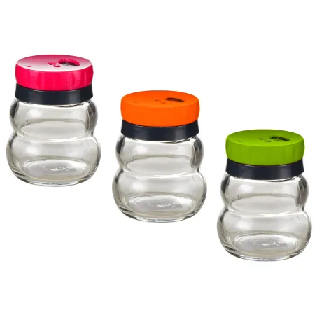 Szklana solniczka pieprzniczka przyprawnik 150ml (hr7)