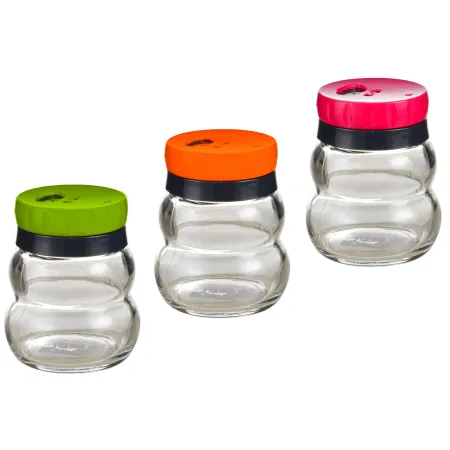 Szklana solniczka pieprzniczka przyprawnik 150ml (hr7)