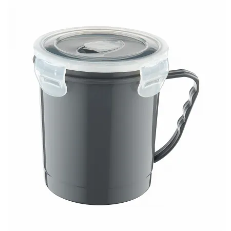 Kubek do mikrofali z pokrywką na zupę żywność 0,7l bg489